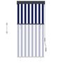 Voir la diapositive 3 : VIDAXL Store roulant d'exterieur 80x250 cm Bleu et blanc