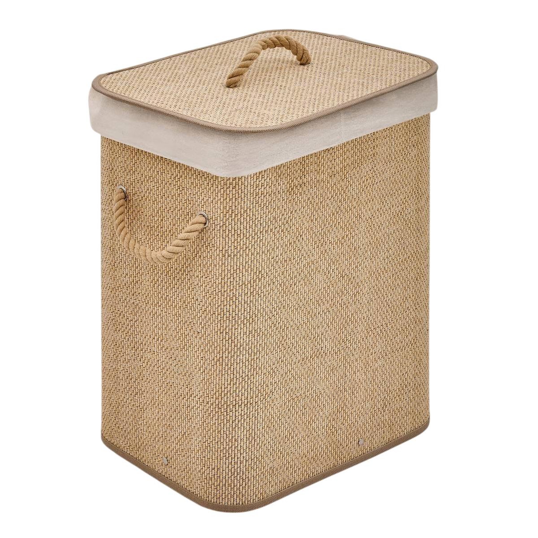 FIVE Panier à linge en bambou  stemy  60l beige