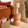 Voir la diapositive 2 : ATMOSPHERA Table d'Appoint Design  Palomba  31cm Beige