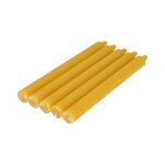 Paris Prix Lot de 5 Bougies Chandelier  Essentiel II  19cm Moutarde