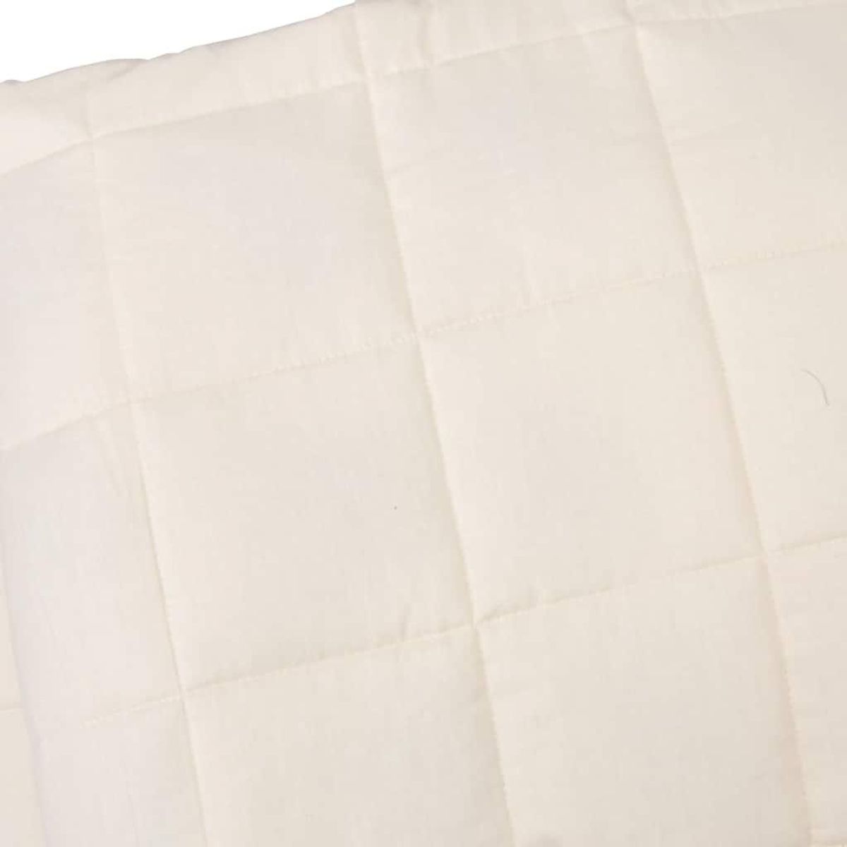 VIDAXL Couverture lestee Creme clair 220x260 cm 11 kg Tissu