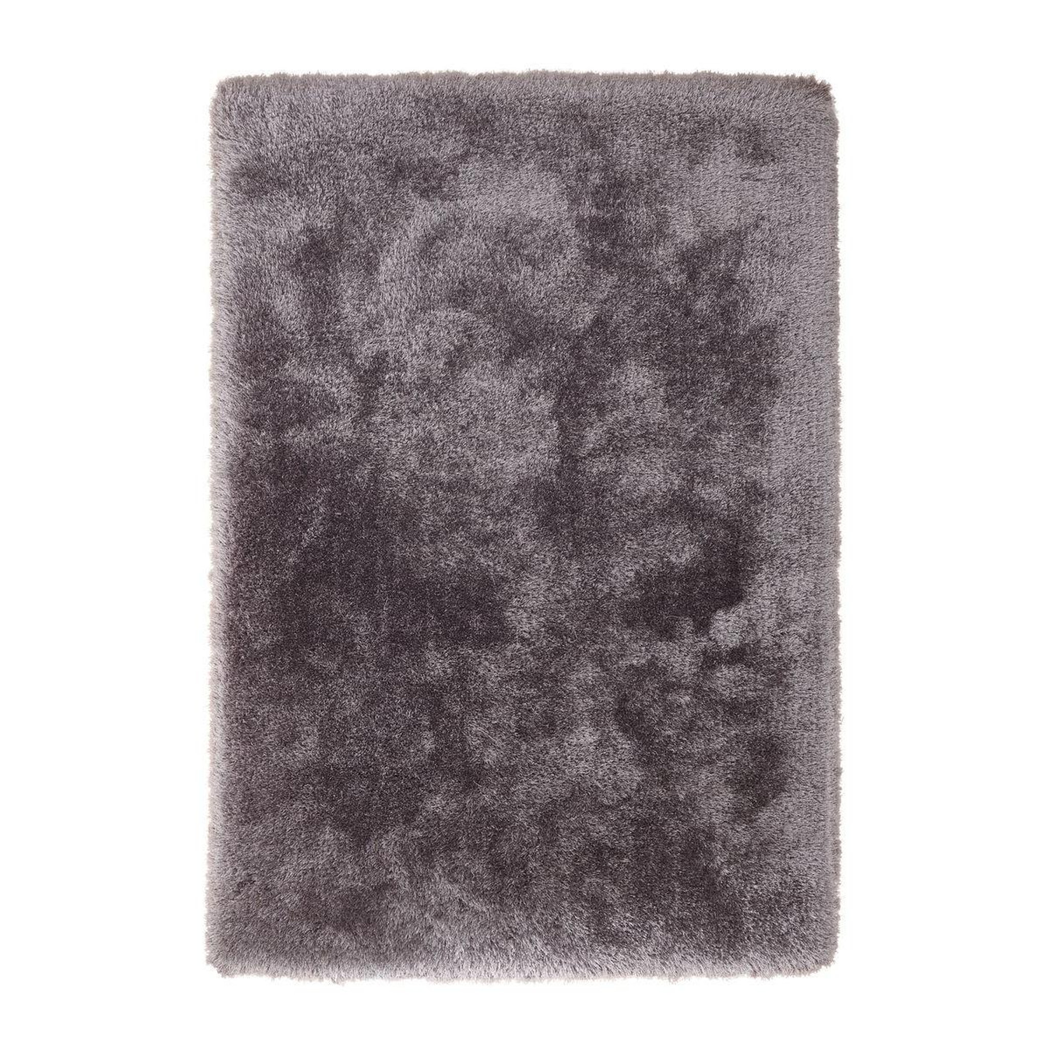 Paris Prix Tapis shaggy fait main  cosy  argent. Coloris disponibles : Gris