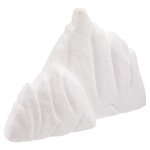 ATMOSPHERA Décoration de Noël Montagne  Manteau  50cm Blanc