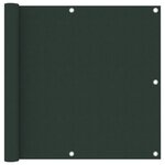 VIDAXL Ecran de balcon Vert fonce 90x300 cm Tissu Oxford