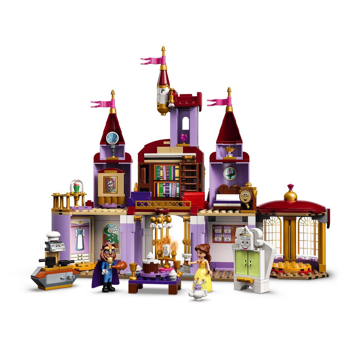 LEGO Disney 43196 - Le château de la Belle et la Bête avec figurines
