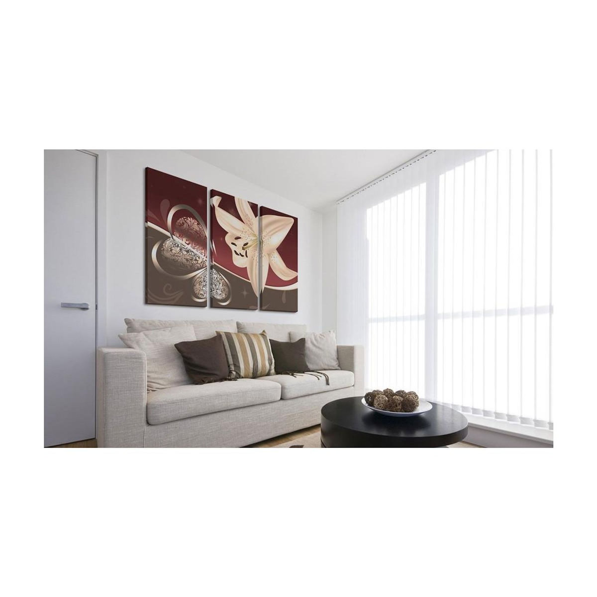 Paris Prix Tableau Imprimé 5 Panneaux  Abstractions avec Lys