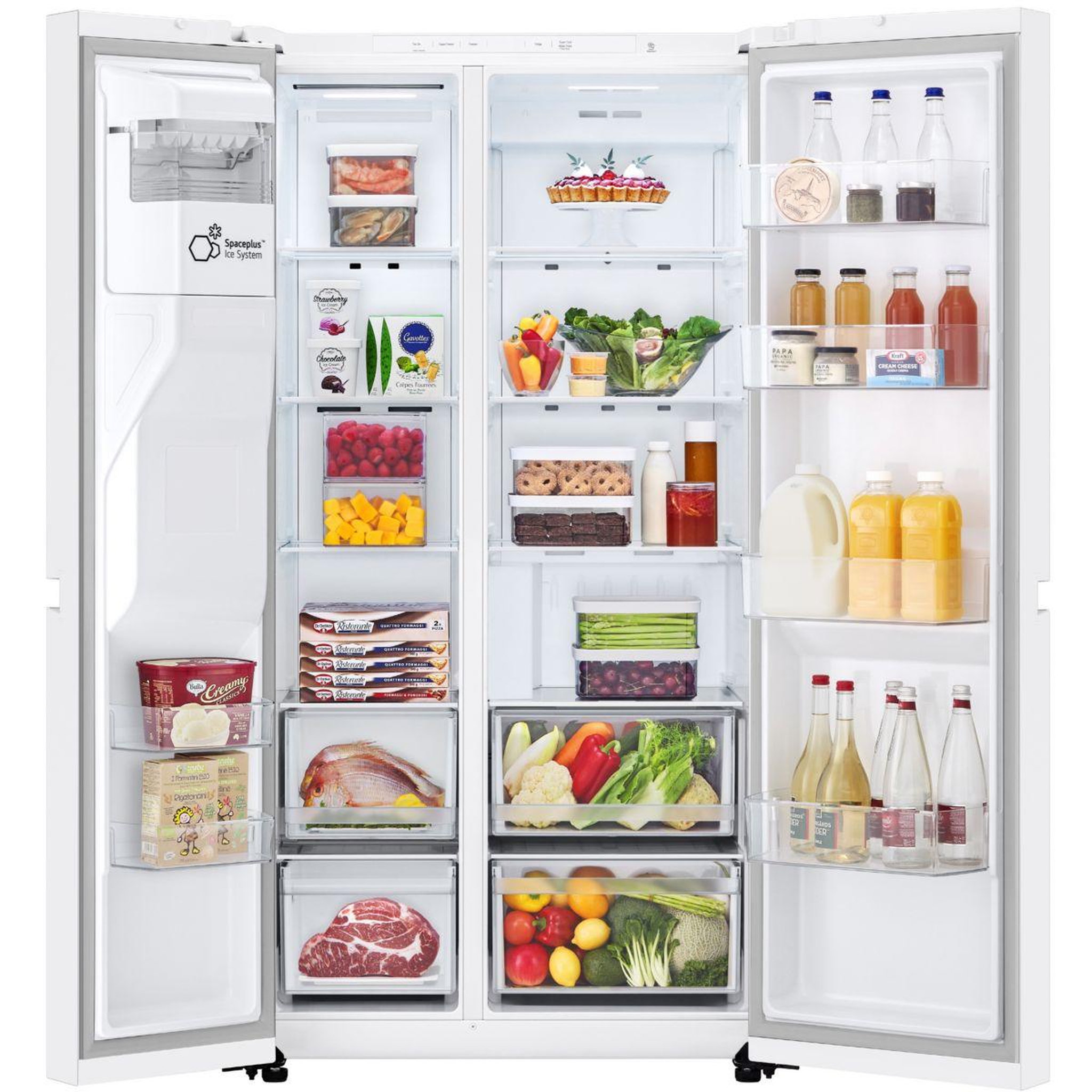 Voir la diapositive 4 : LG Réfrigérateur américain gslc40swpe