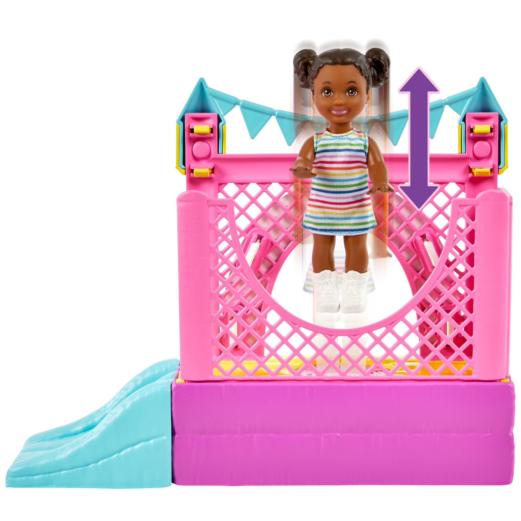 Voir la diapositive 2 : BARBIE Poupée Barbie Skipper aire de jeux 