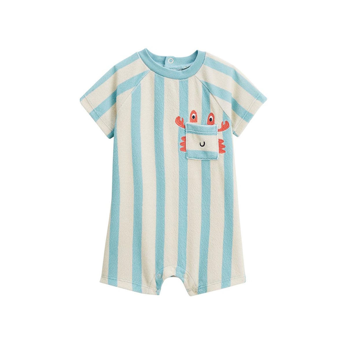 Petit Béguin Barboteuse bébé en éponge Cayo coco