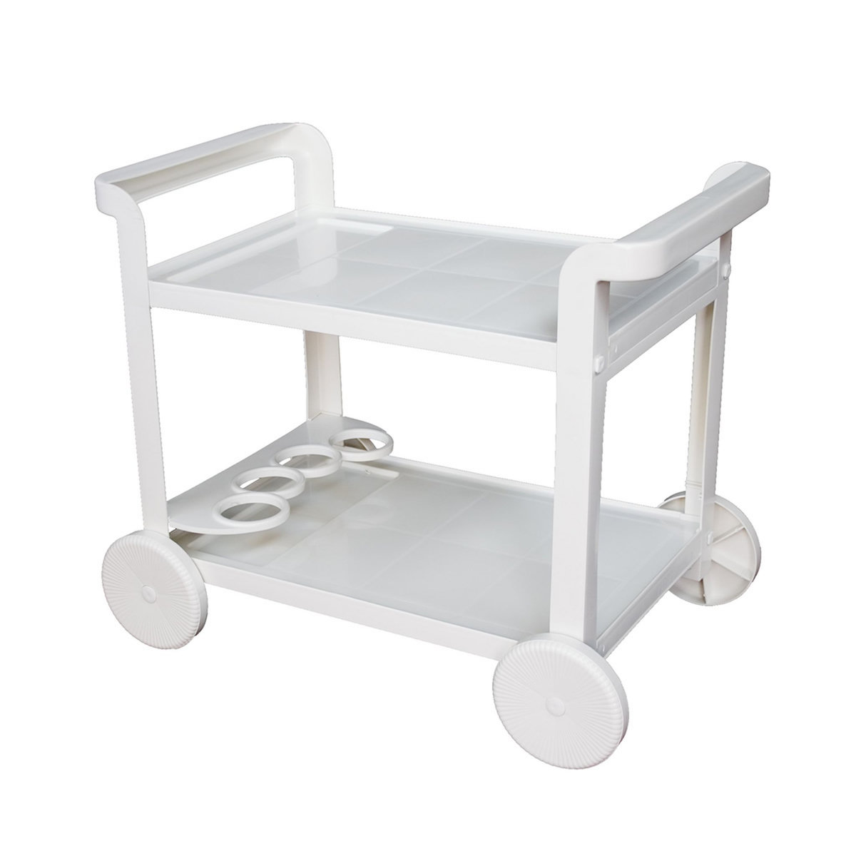 ARETA Desserte de jardin - Résine - Blanc - AMALFI