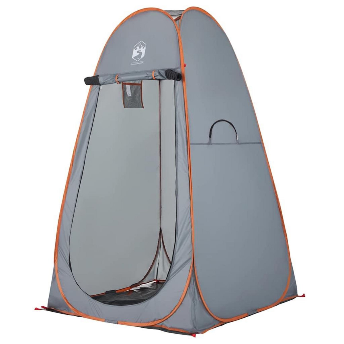 VIDAXL Tente d'intimite gris et orange escamotable impermeable