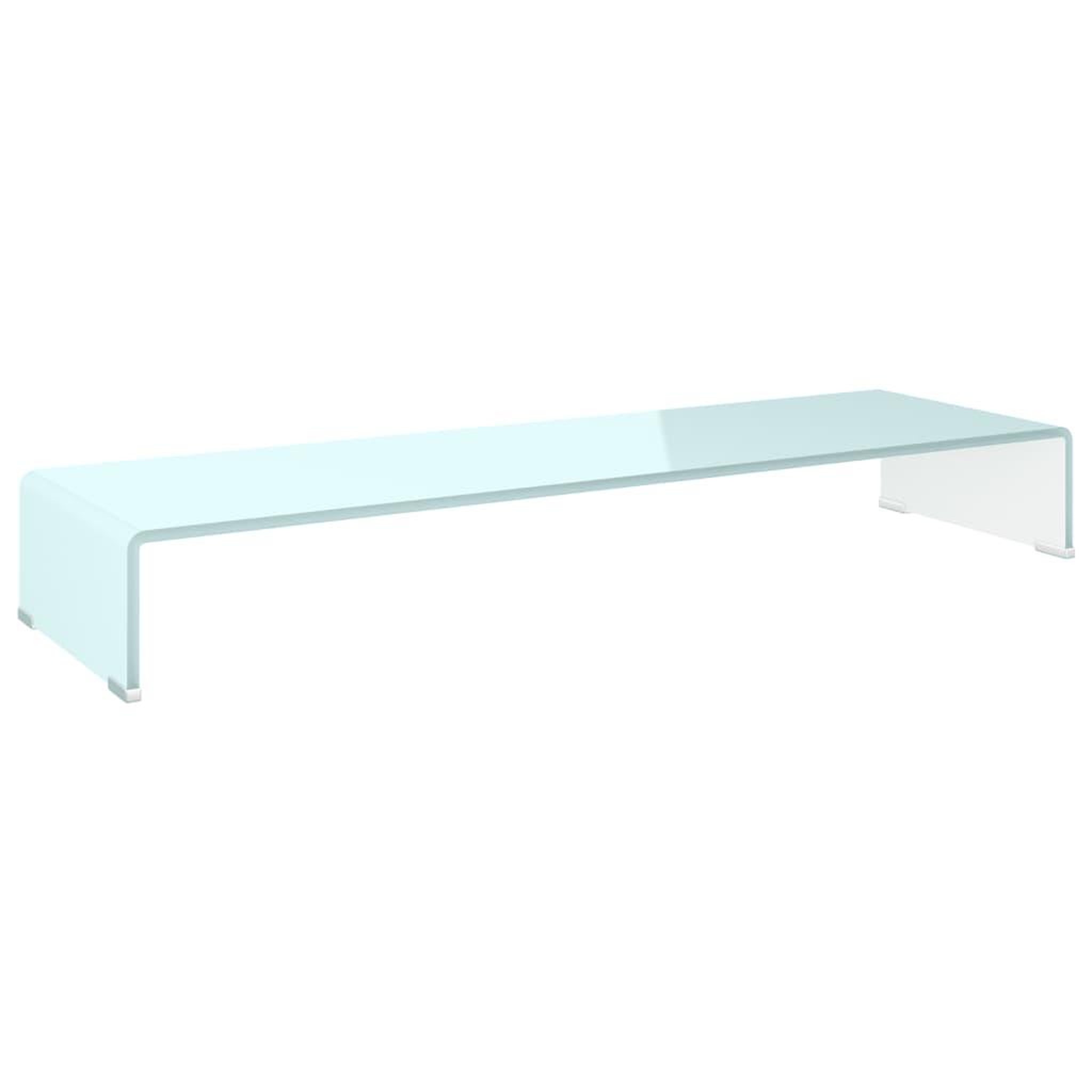 Voir la diapositive 2 : VIDAXL Meuble TV/Support pour moniteur 100x30x13 cm verre vert