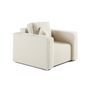 Voir la diapositive 1 : BEST MOBILIER Topaze - fauteuil - en tissu bouclette