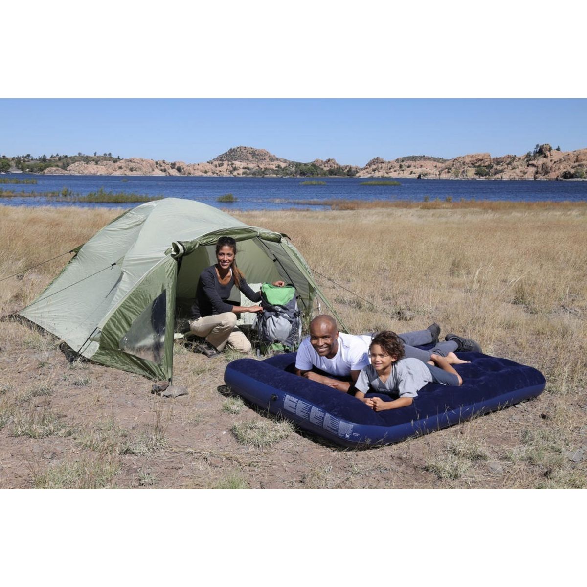 BESTWAY Matelas gonflable de camping - 2 personnes - 191x137x22cm - PAVILLO™
