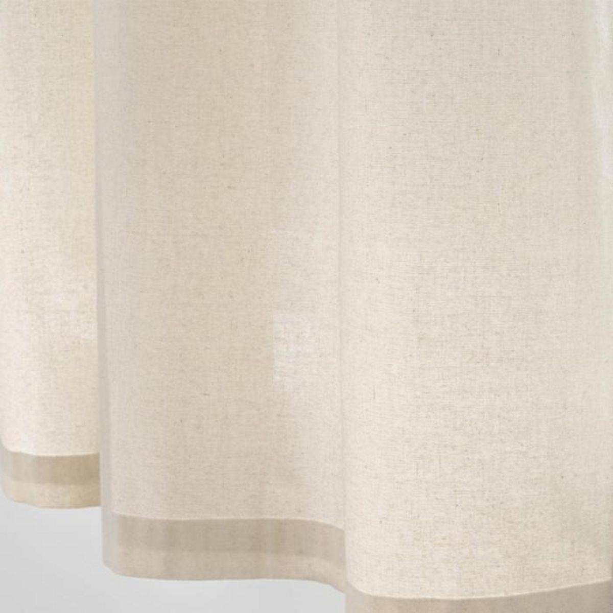 Paris Prix Rideau à Œillets Avec Franges  Atlas  140x180cm Naturel