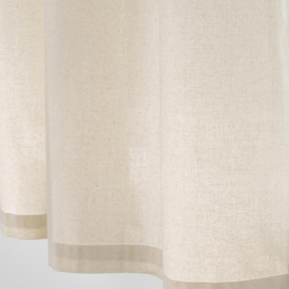 Paris Prix Rideau à Œillets Avec Franges  Atlas  140x180cm Naturel