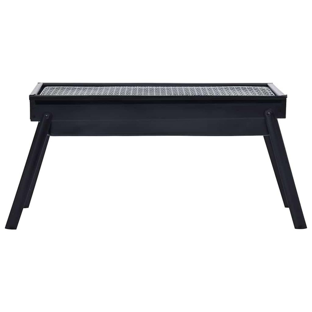 VIDAXL Barbecue portable de camping inoxydable 60x22,5x33 cm