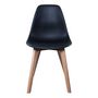 Voir la diapositive 2 : The Home Deco Factory Chaise scandinave Coque - H.83 cm