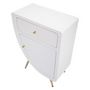 Voir la diapositive 4 : Paris Prix Table de Chevet Design  Venus  79cm Blanc & Or