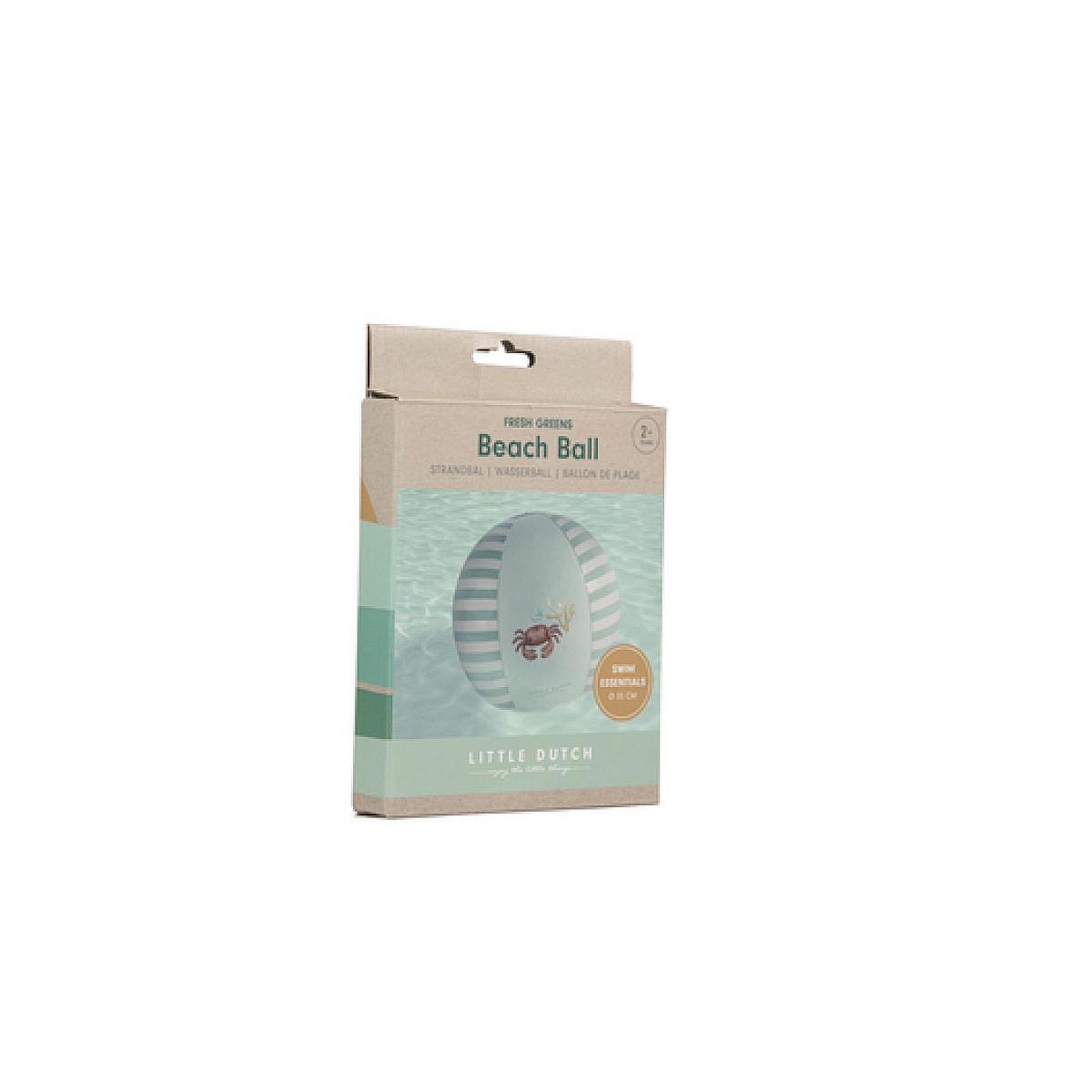 Voir la diapositive 3 : LITTLE DUTCH Ballon de plage - Fresh Greens 35 cm