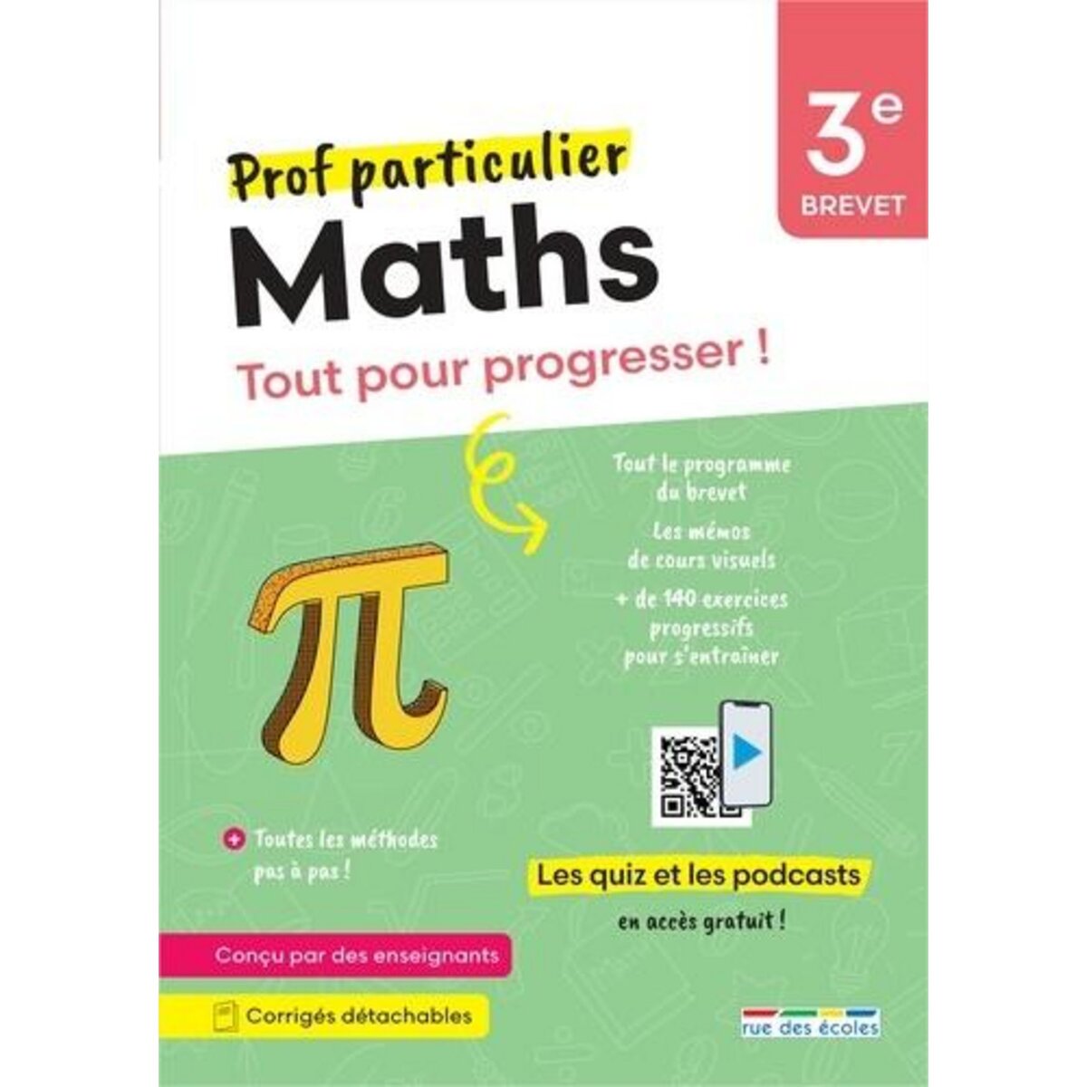 MATHS 3E BREVET. TOUT POUR PROGRESSER !, Cronier Aurélie