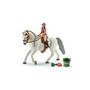 Voir la diapositive 2 : Schleich Figurine Cavaliere sur jument lipizzan - Cavalier et Jument Réalistes avec Seau et Selle, Schleich 41433 Horse club