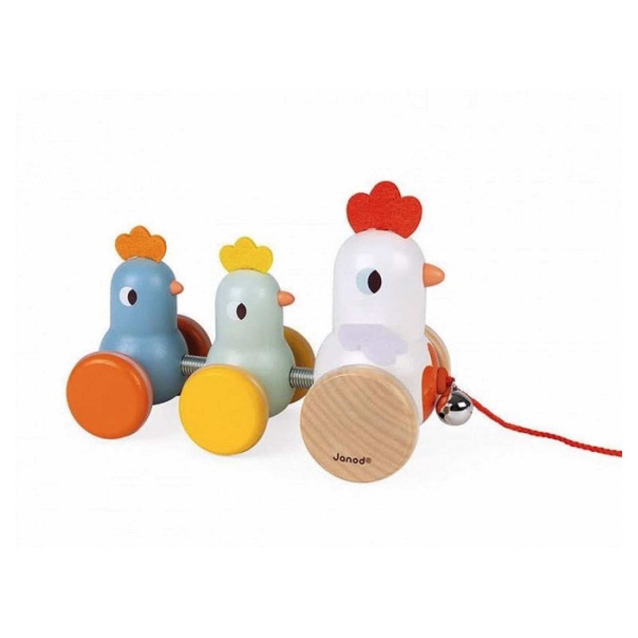 Voir la diapositive 2 : Juratoys-Janod Poule et poussins a promener