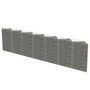 Voir la diapositive 2 : VIDAXL Mur de gabion Acier galvanise 450 x 30 x 100 cm