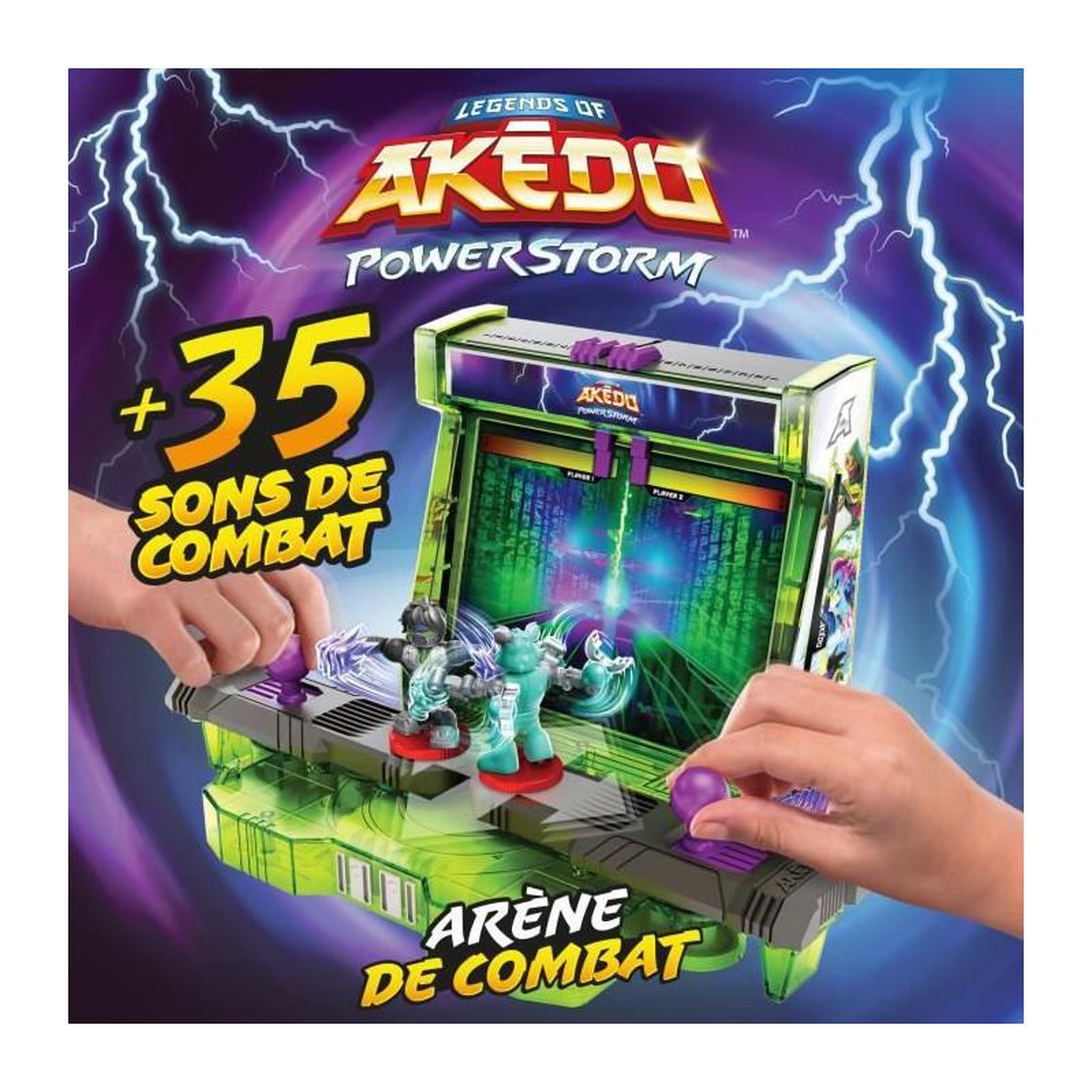 Voir la diapositive 3 : MOOSE TOYS Arene de combat -MOOSE TOYS - Powerstorm - Akedo