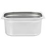 Voir la diapositive 6 : VIDAXL Récipients Gastronorm 2 pcs GN 1 2 150 mm Acier inoxydable