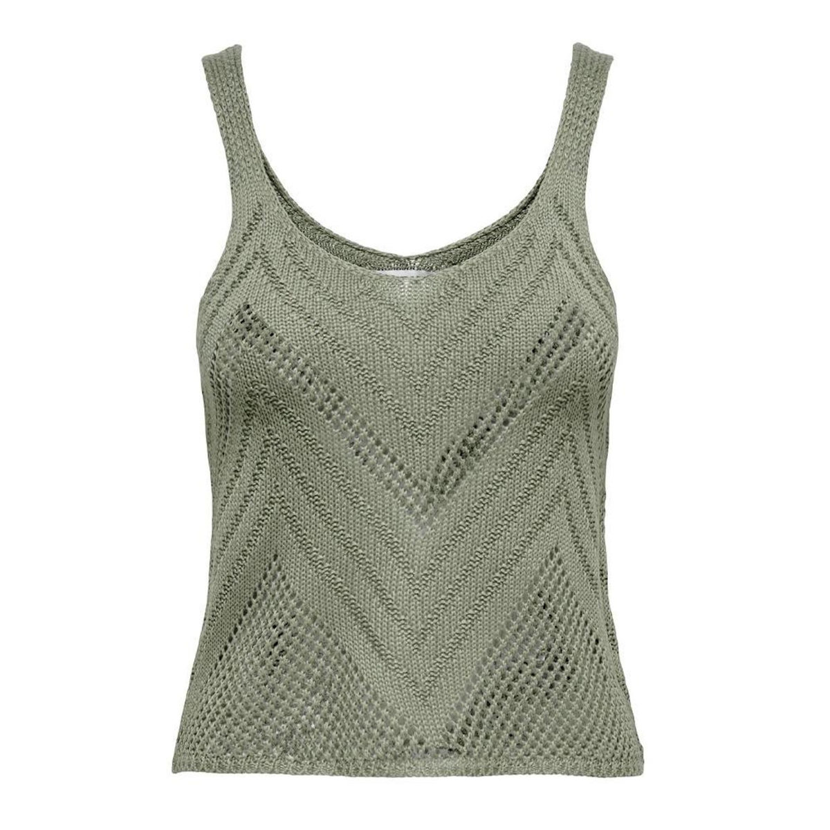 JACQUELINE DE YONG Débardeur Vert Beige Femme JDY Sun