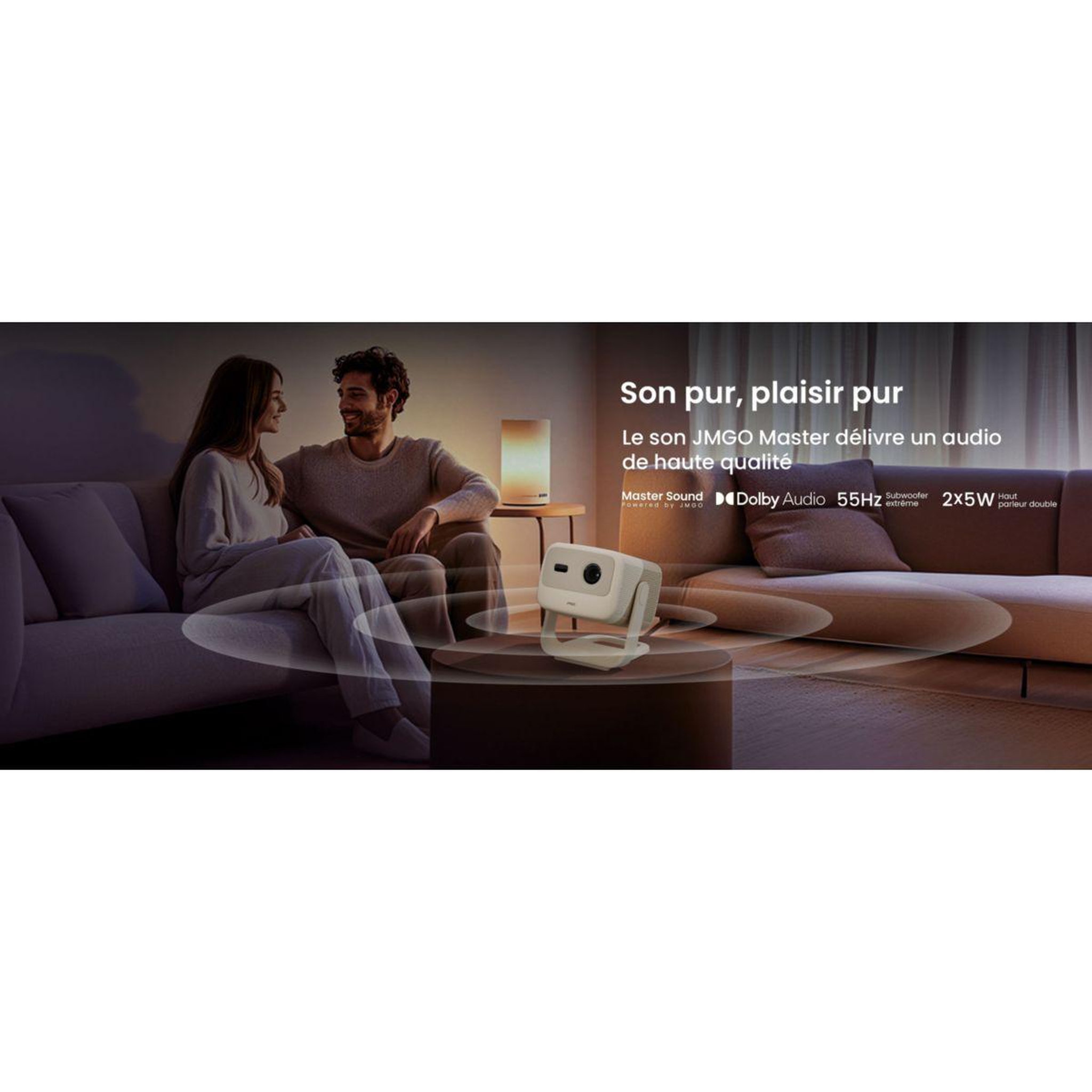 Voir la diapositive 3 : JMGO Vidéoprojecteur home cinéma n1s nano