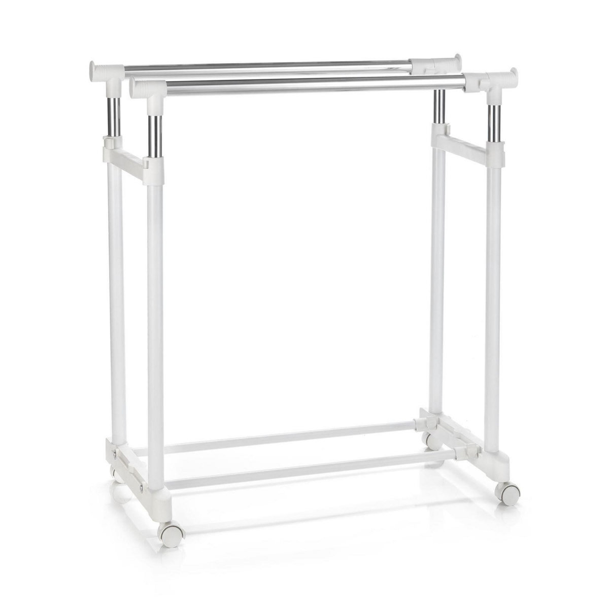 IDIMEX Portant à vêtements CASA, en métal chromé