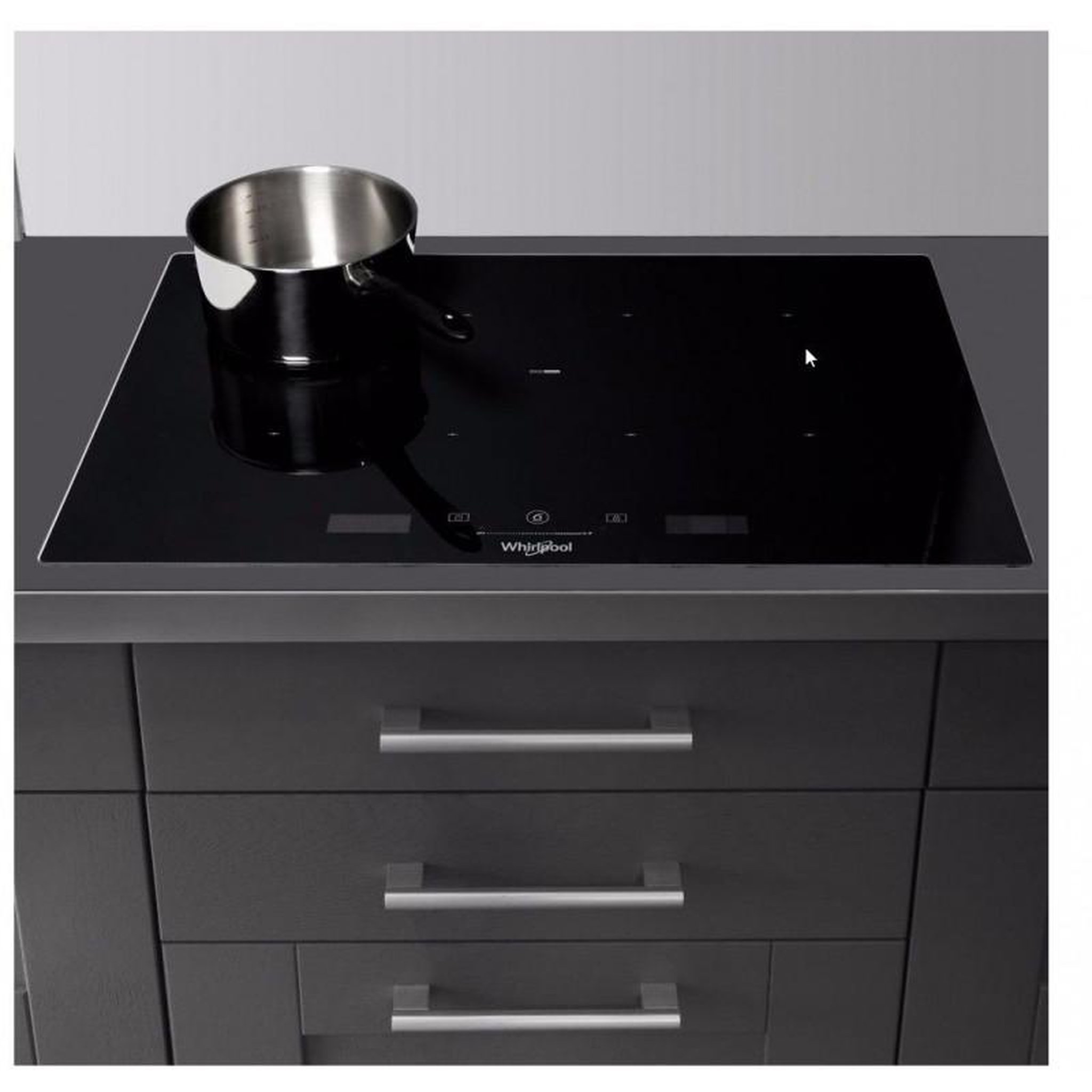 Voir la diapositive 2 : Whirlpool Plaque induction 77cm – Whirlpool SMP778CNEIXL