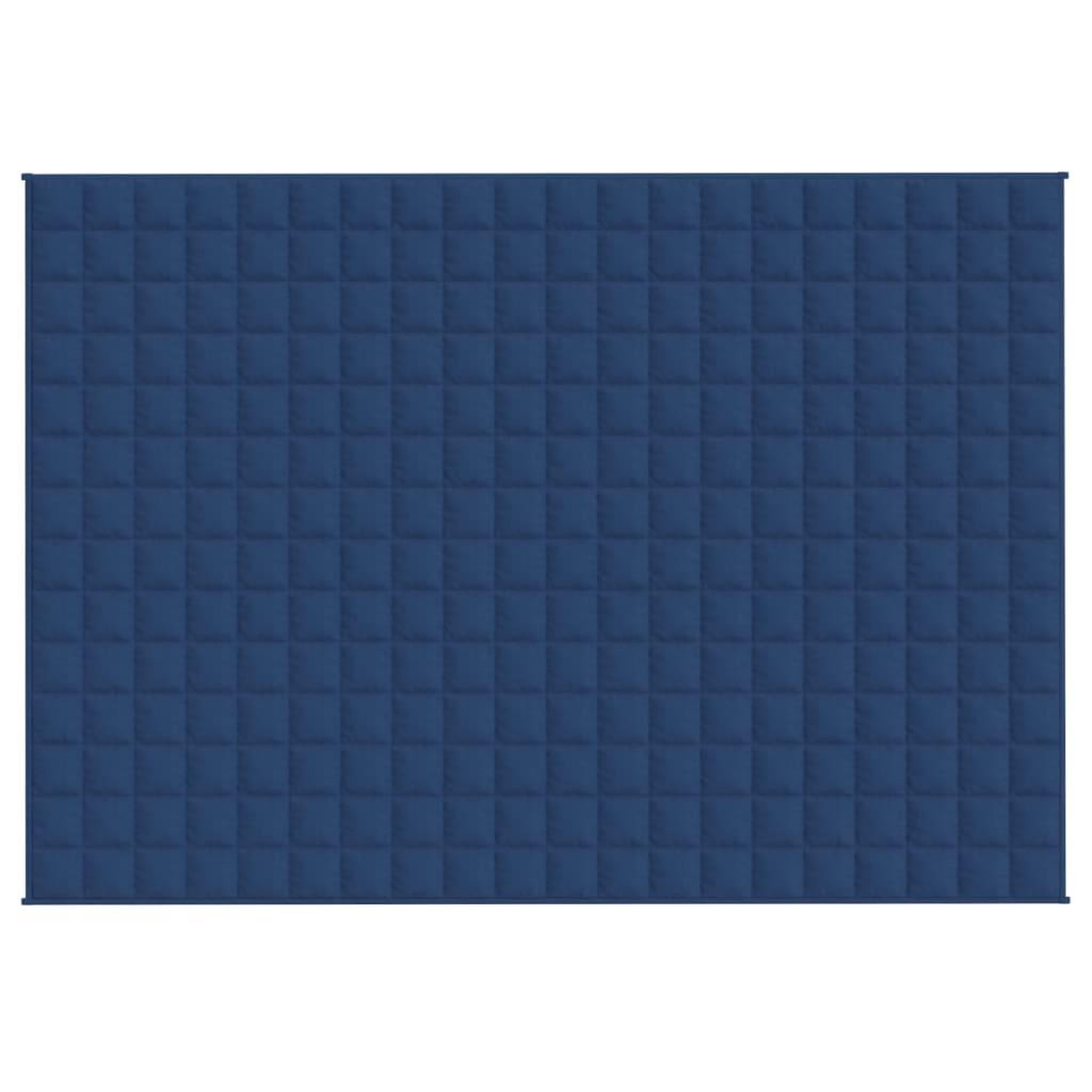 Voir la diapositive 3 : VIDAXL Couverture lestee Bleu 135x200 cm 6 kg Tissu