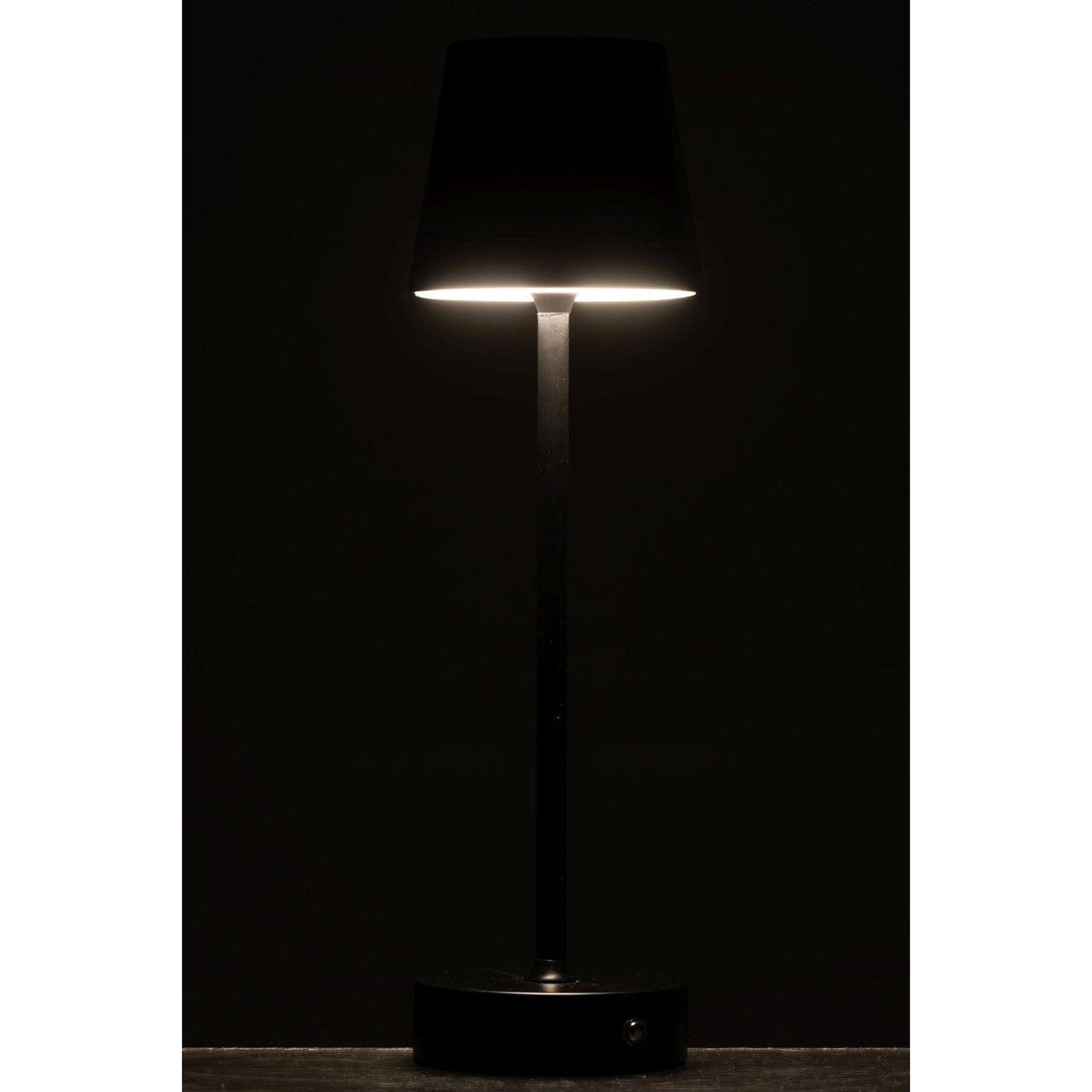 Voir la diapositive 5 : J-LINE Lampe à poser à led  goa  37cm noir