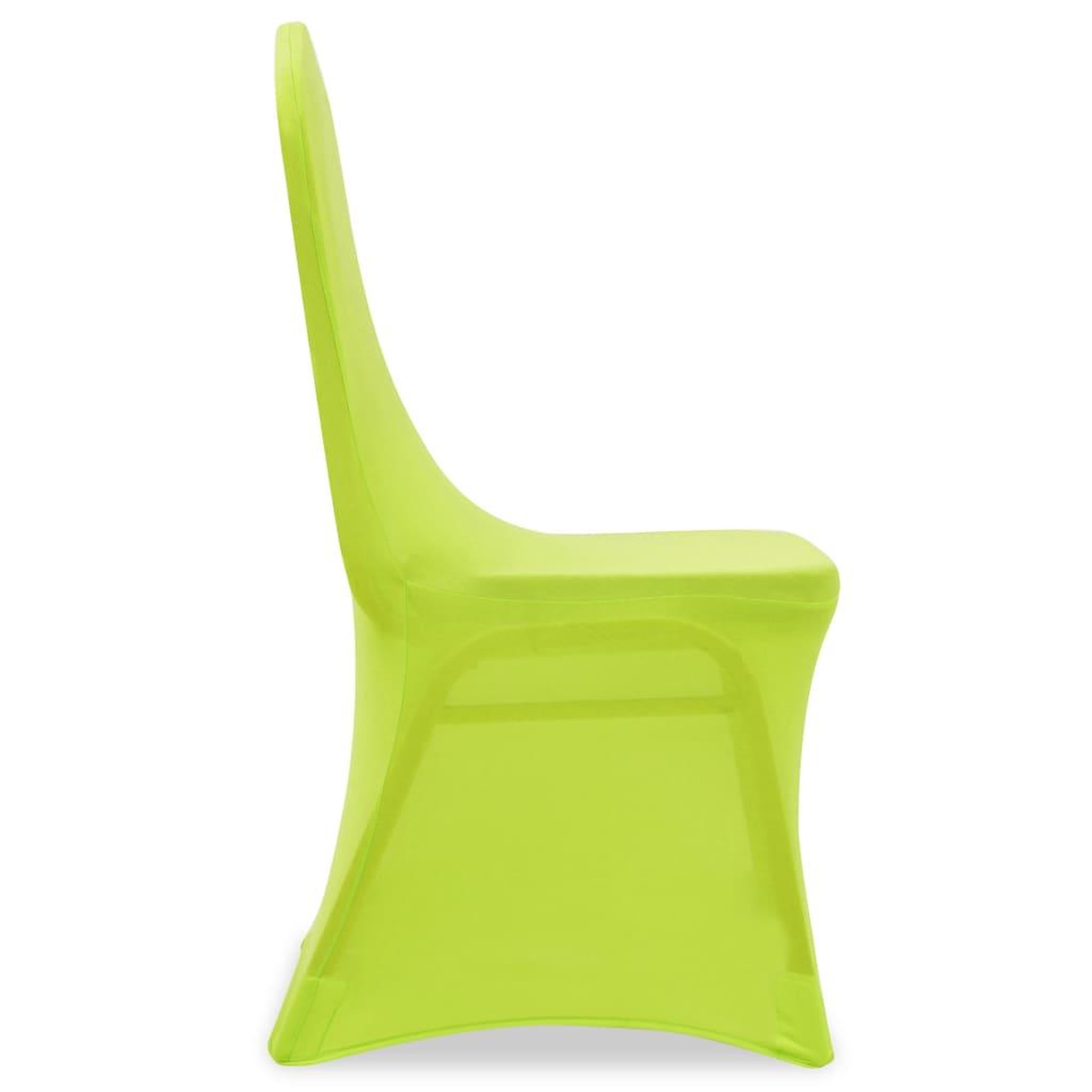 Voir la diapositive 4 : VIDAXL Housse de chaise extensible 4 pcs vert
