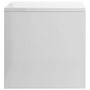 Voir la diapositive 5 : VIDAXL Table de chevet Blanc brillant 40x30x30 cm Bois ingénierie