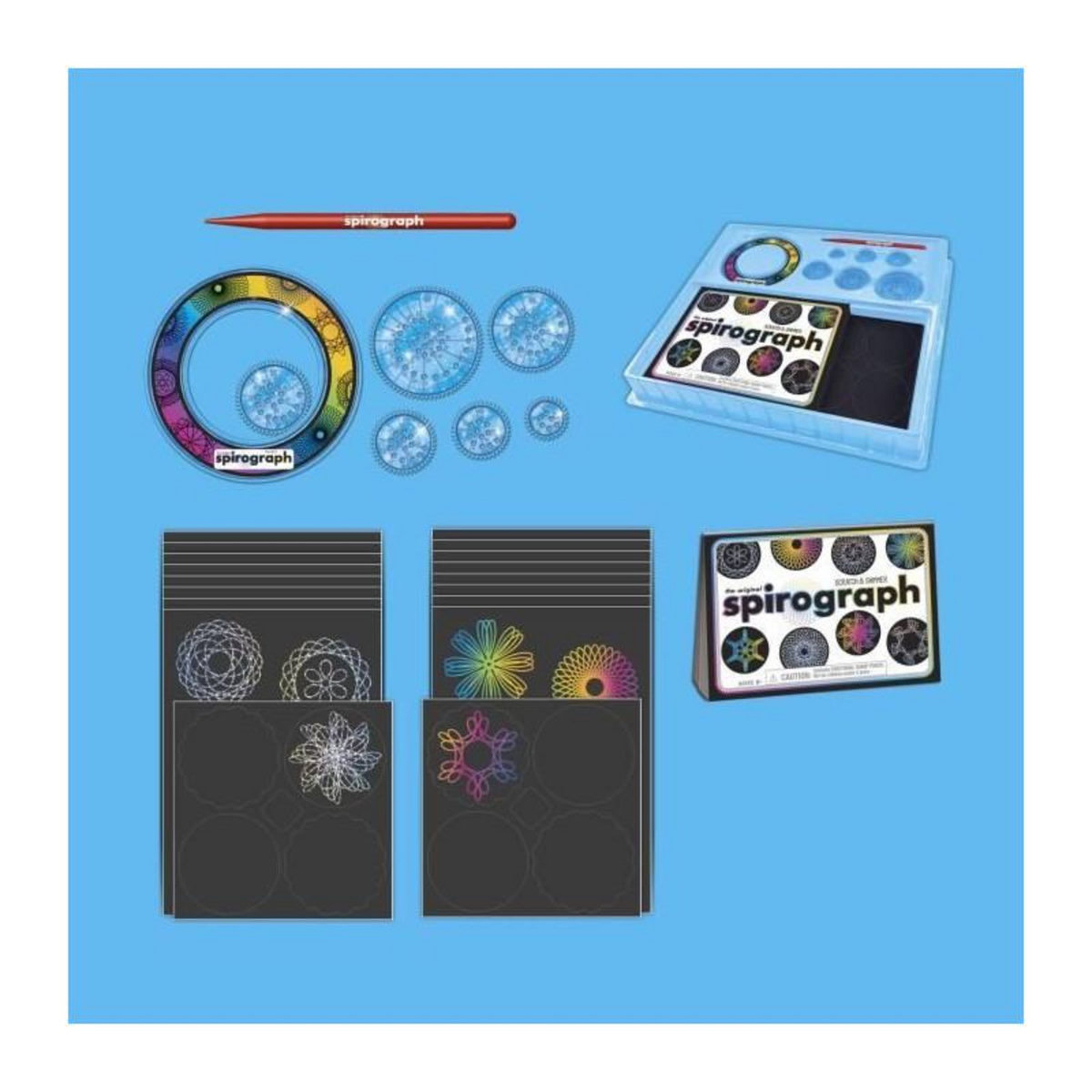 SILVERLIT Multicolore et Pailleté - SPIROGRAPH