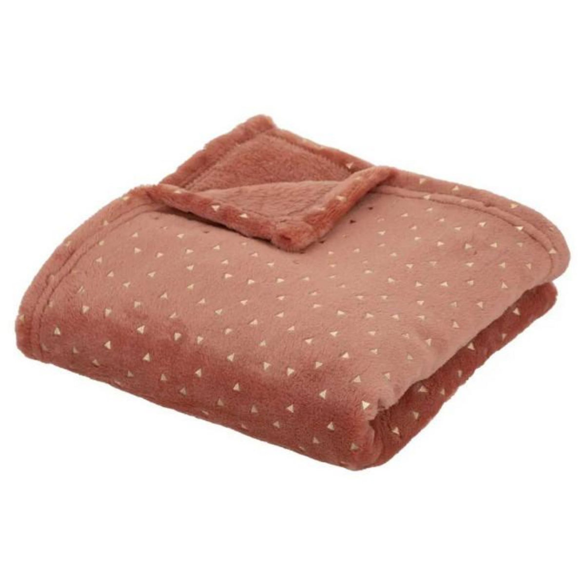 Atmosphera Kids Plaid Flanelle Enfant  Berlingot  75x100cm Terracotta