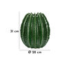 Voir la diapositive 5 : Paris Prix Vase Déco en Céramique  Cactus  31cm Vert
