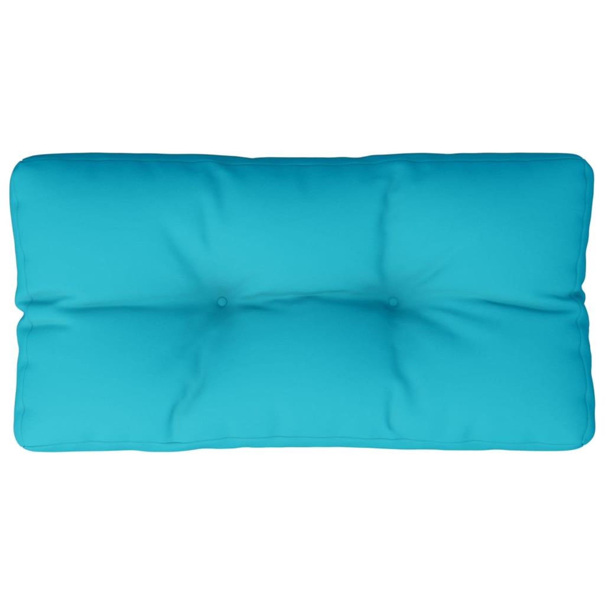Voir la diapositive 2 : VIDAXL Coussin de palette turquoise 70x40x12 cm tissu