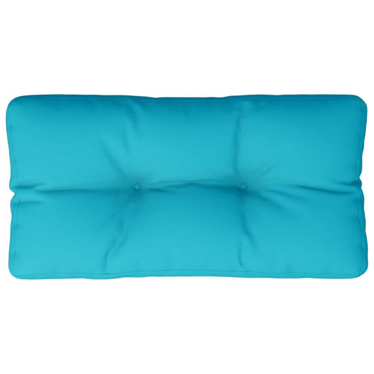VIDAXL Coussin de palette turquoise 70x40x12 cm tissu