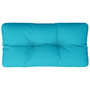 Voir la diapositive 2 : VIDAXL Coussin de palette turquoise 70x40x12 cm tissu