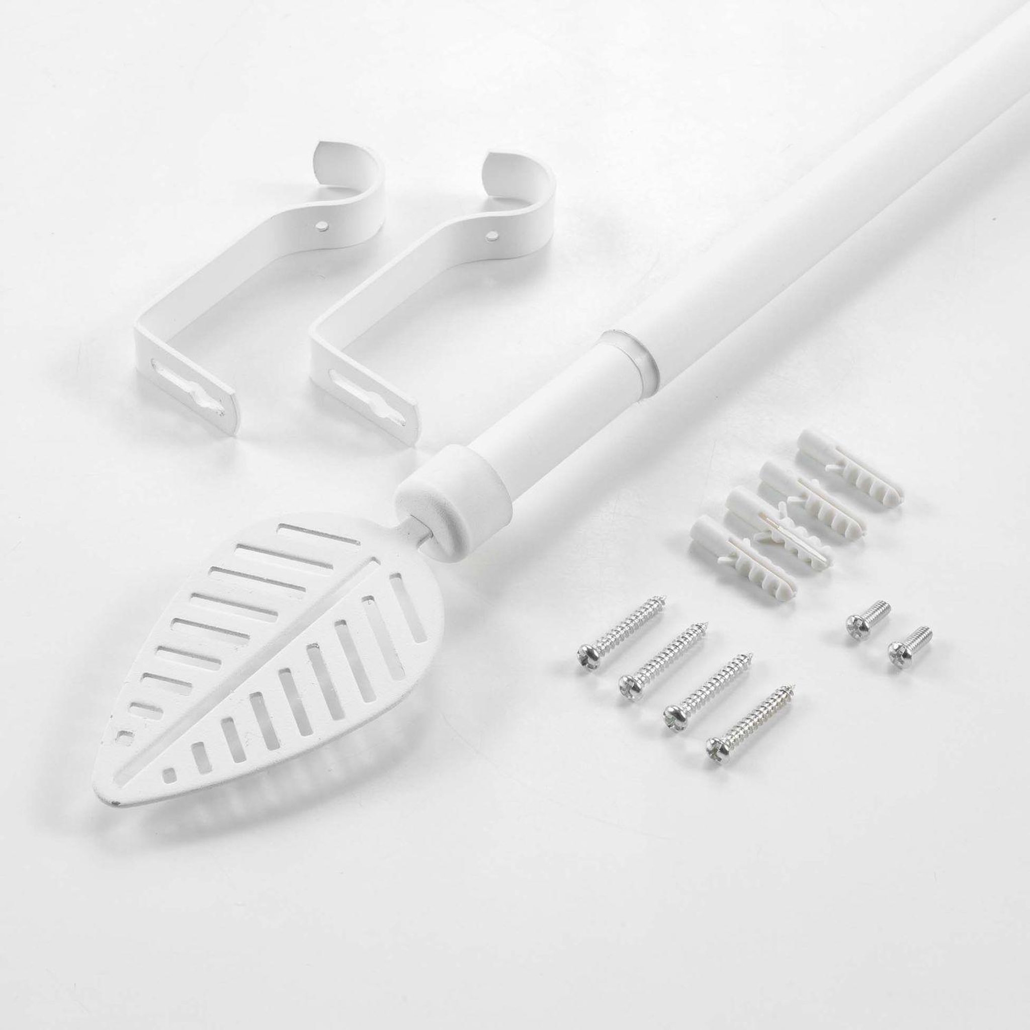 Voir la diapositive 3 : Douceur d'Intérieur Kit de tringle à rideaux extensible Leaf