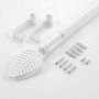 Voir la diapositive 3 : Douceur d'Intérieur Kit de tringle à rideaux extensible Leaf