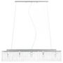 Voir la diapositive 5 : VIDAXL Plafonnier avec perles de cristal Argente 104 cm E14
