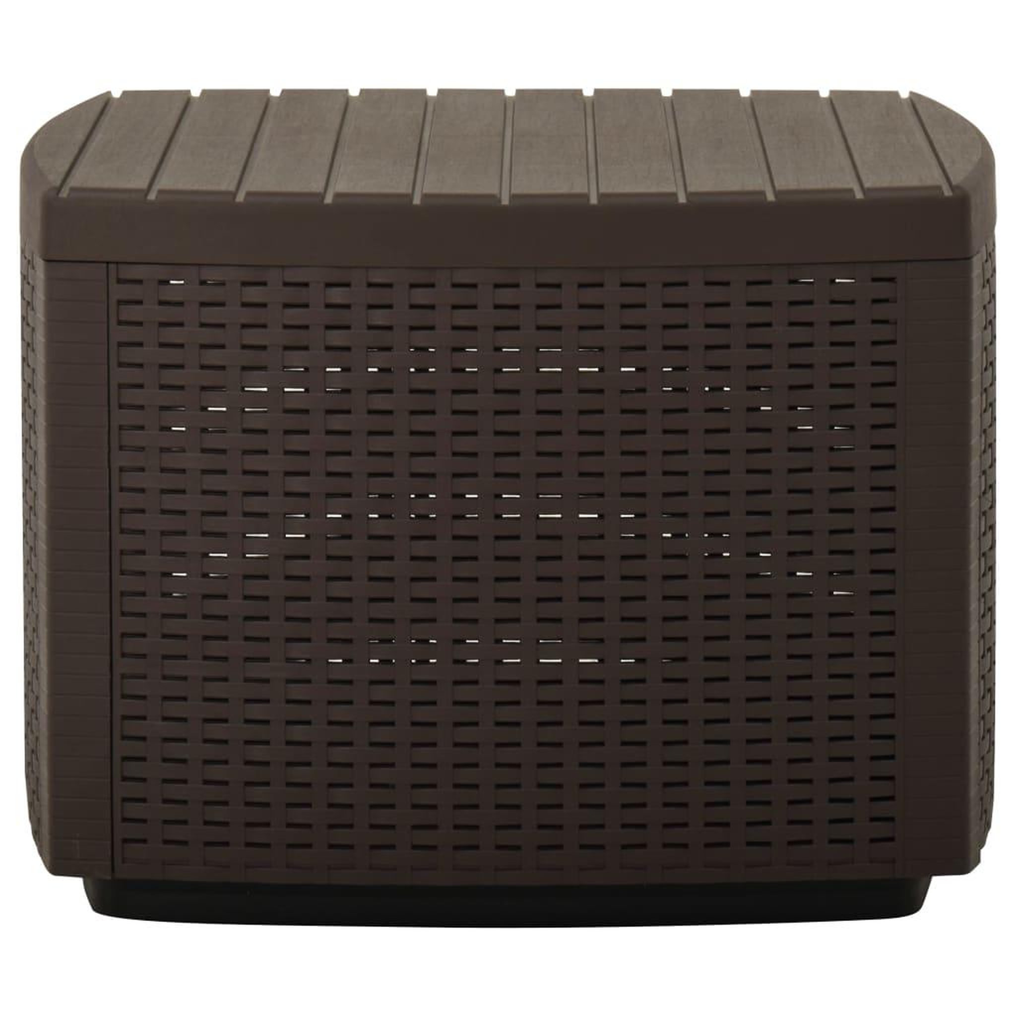 Voir la diapositive 3 : VIDAXL Table de jardin Moka 53x53x40 cm Plastique