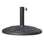 Voir la diapositive 3 : HOMCOM Pied de parasol base de lestage de parasol rond résine imitation fonte motif rosace diamètre 57 cm poids net 19 Kg