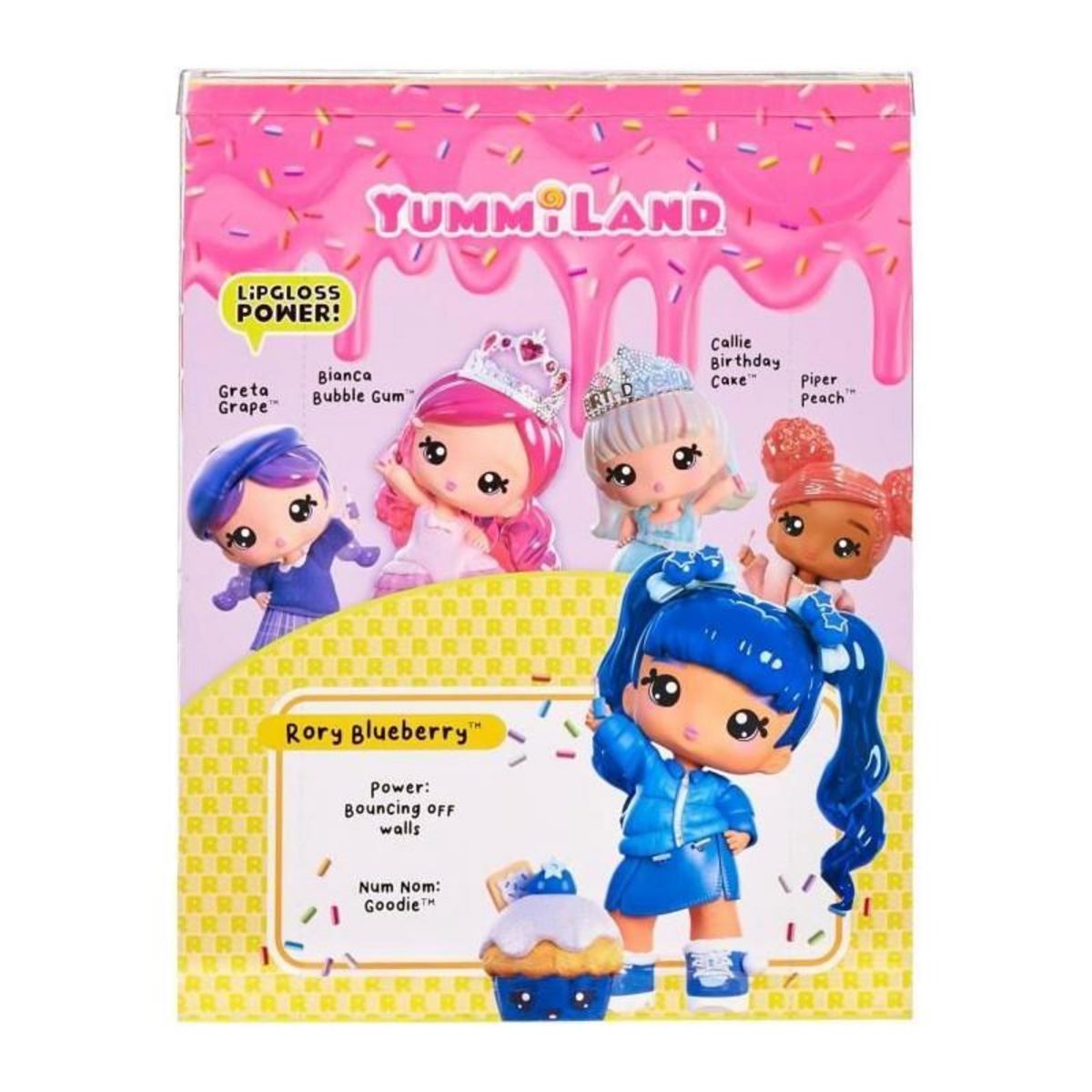 L.O.L. SURPRISE! Yummiland - Grande poupée 25 cm a coiffer et câliner - Animal de compagnie + baumes a levre parfumé - Rory - Des 4ans